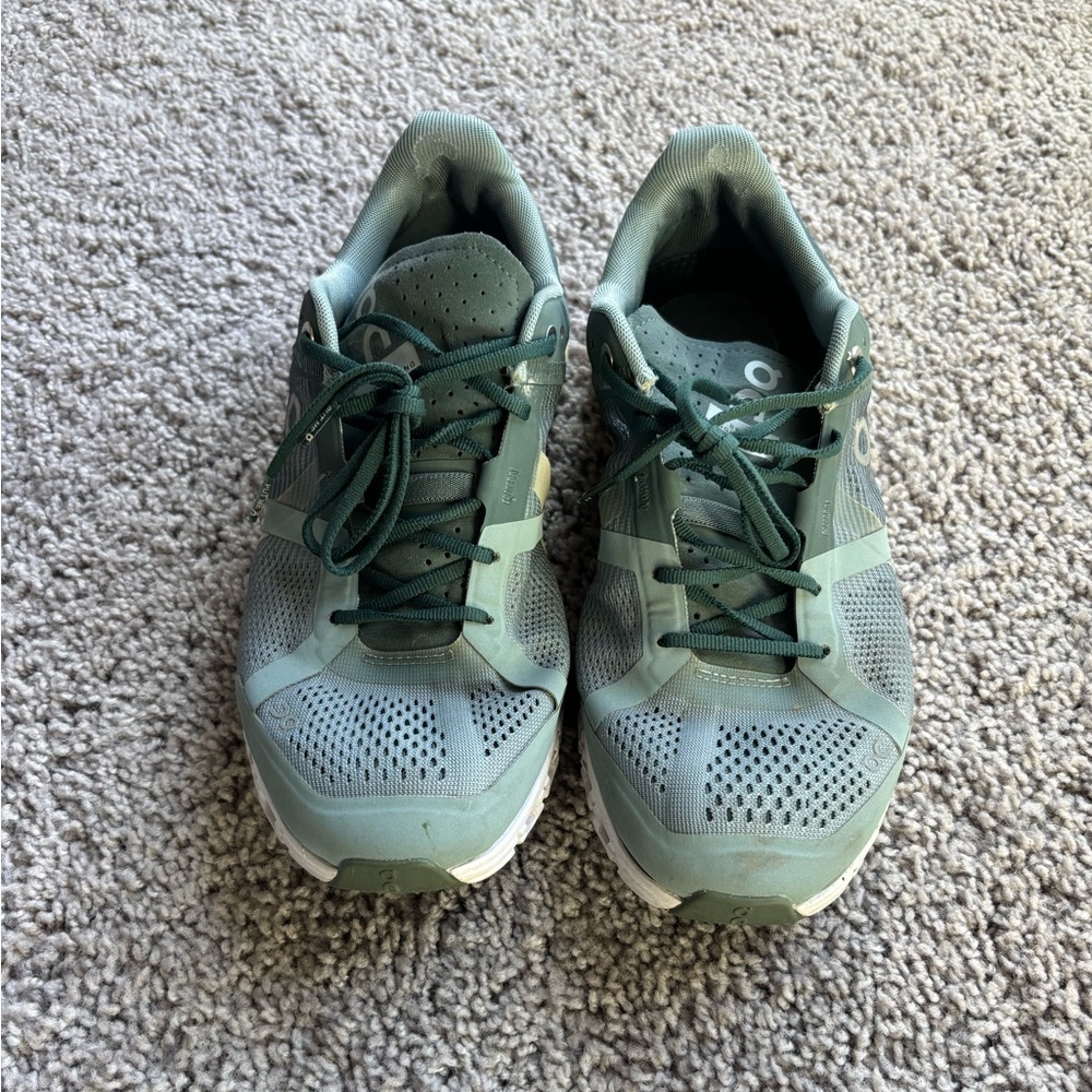 On Running Green Sneakers